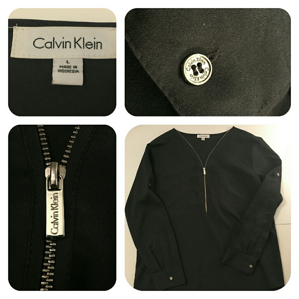 Black Calvin Klein Blouse